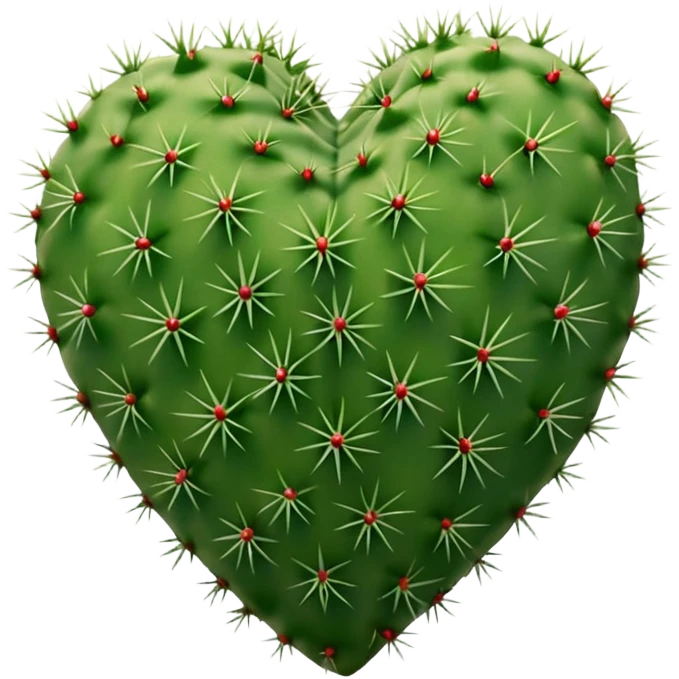 Cactus heart  emoji