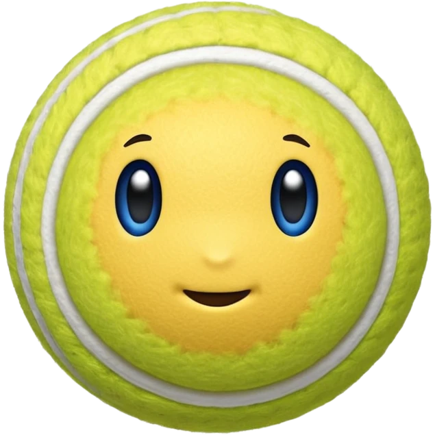 blue tennis ball emoji