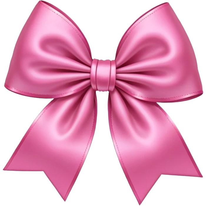Pink bow emoji