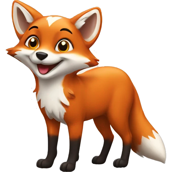 Happy fox emoji