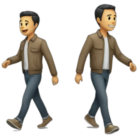 walking emoji