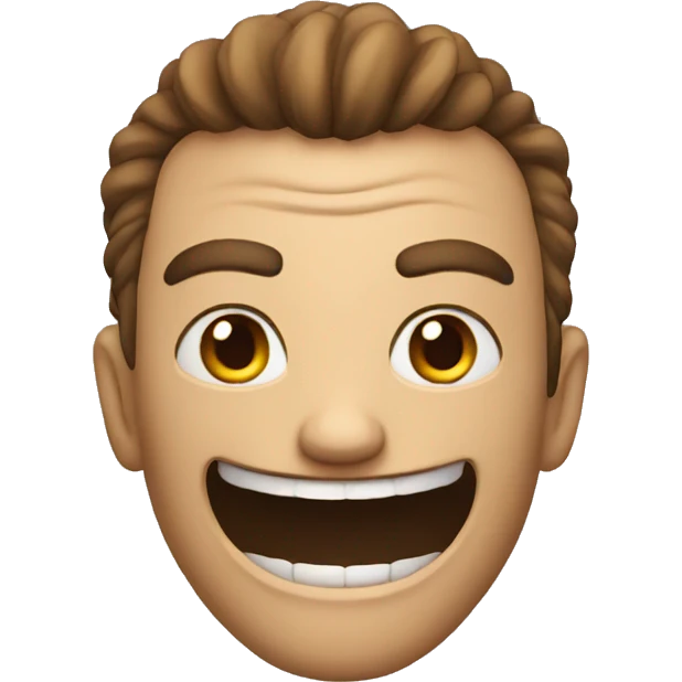 Evil smile emoji