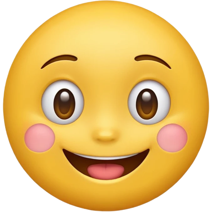 emoji yellow cute face smiling emoji