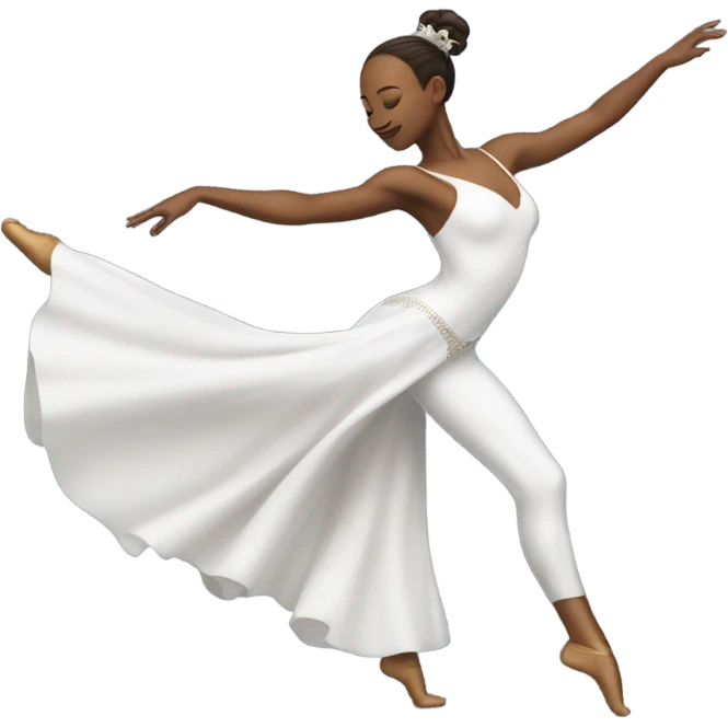 white dancer emoji