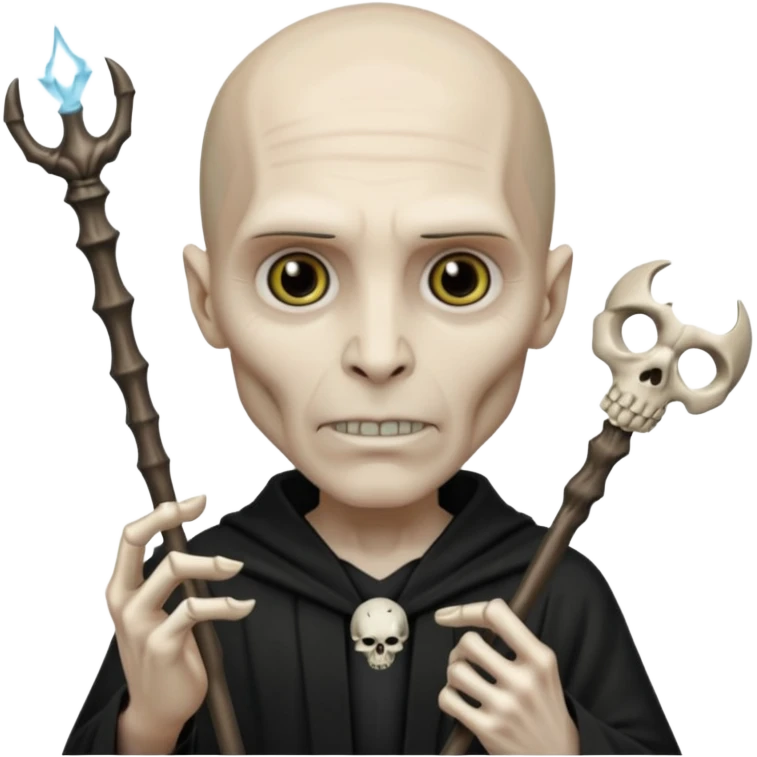 voldemort holding wand emoji