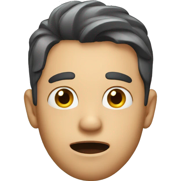 man surprised emoji