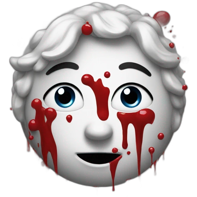 a+ blood splatter emoji