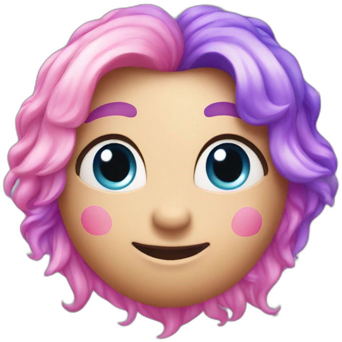 Purple-and-pink-gradient-sparkle-heart emoji