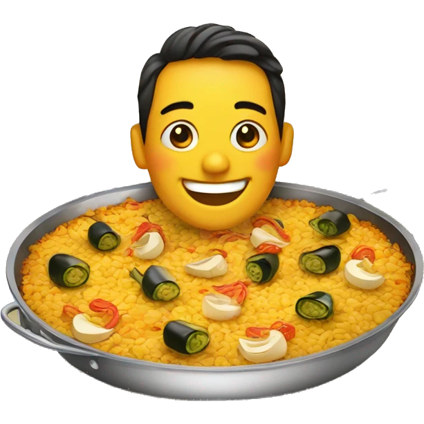 paella valenciana sonriendo emoji