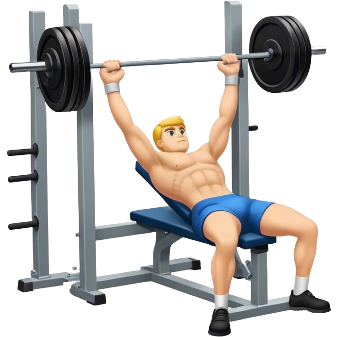 close-grip flat-benchpress emoji