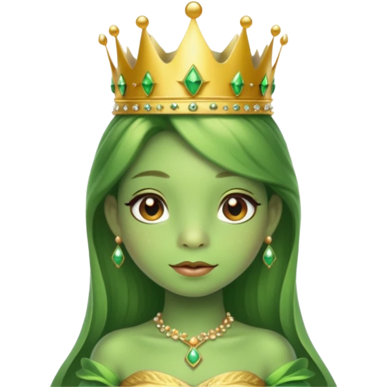 Frog princesseam emoji