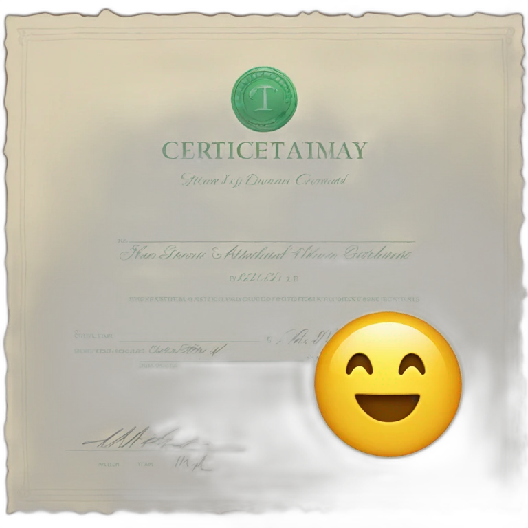 share certificate emoji