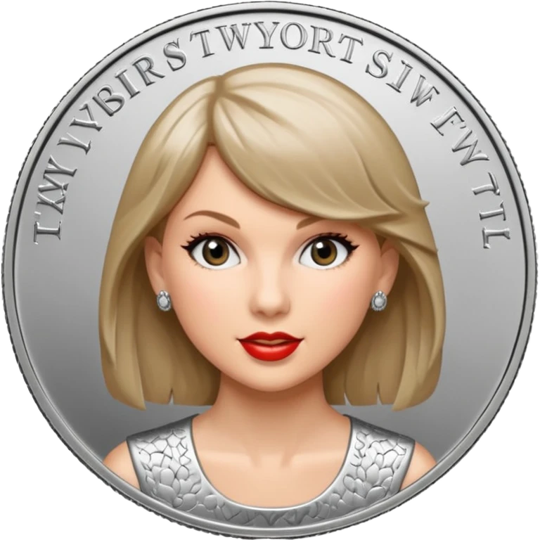 Taylor Swift silver Coin emoji