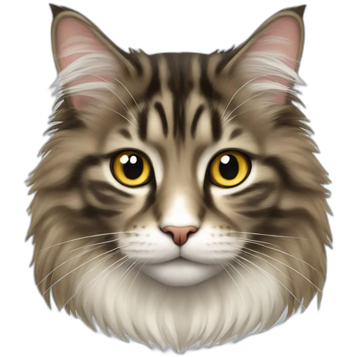 Norwegian Forest Cat emoji