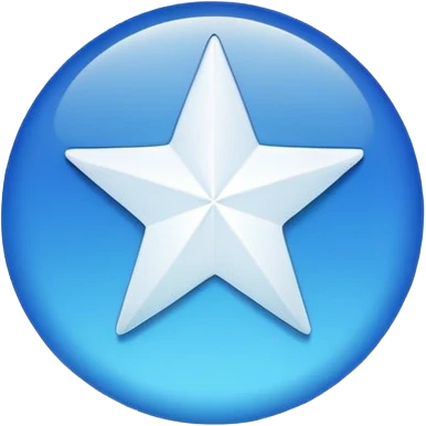 circulo celeste con un bisto blanco adentro emoji