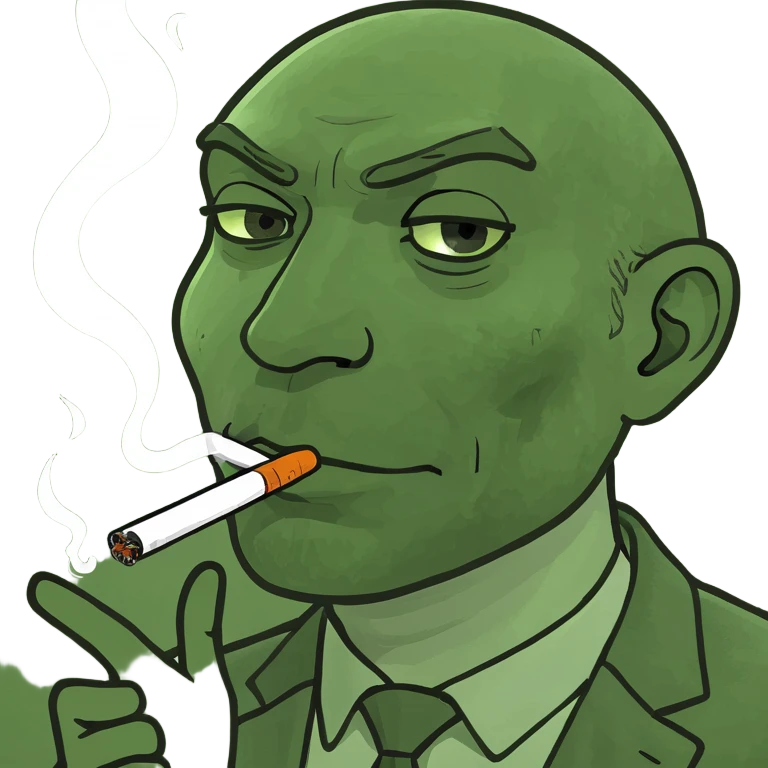 Angry smoking  emoji