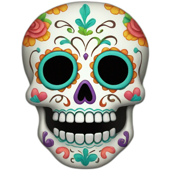 sugar skull emoji