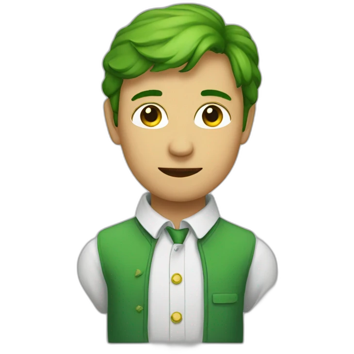 Un zizi vert emoji