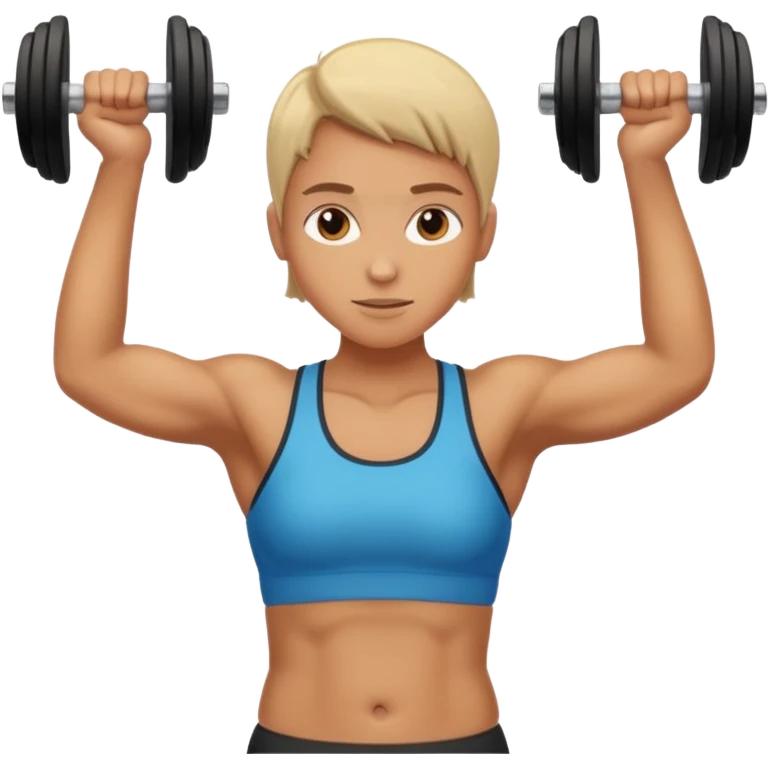 sports weight emoji