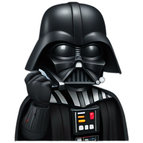 darth vader on the phone emoji