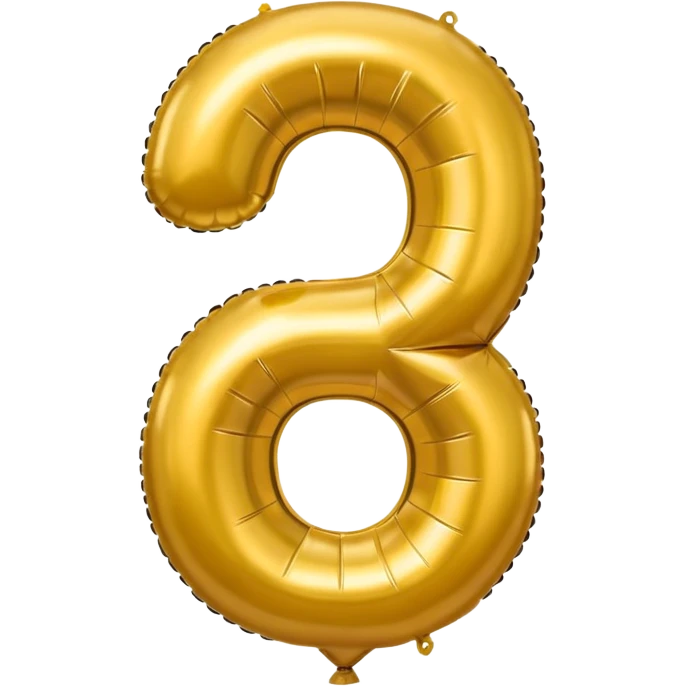 gold number 0 balloon emoji