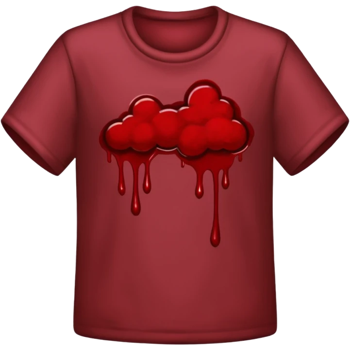 Blood stains clothes emoji