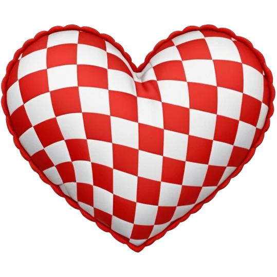 Checkered heart emoji