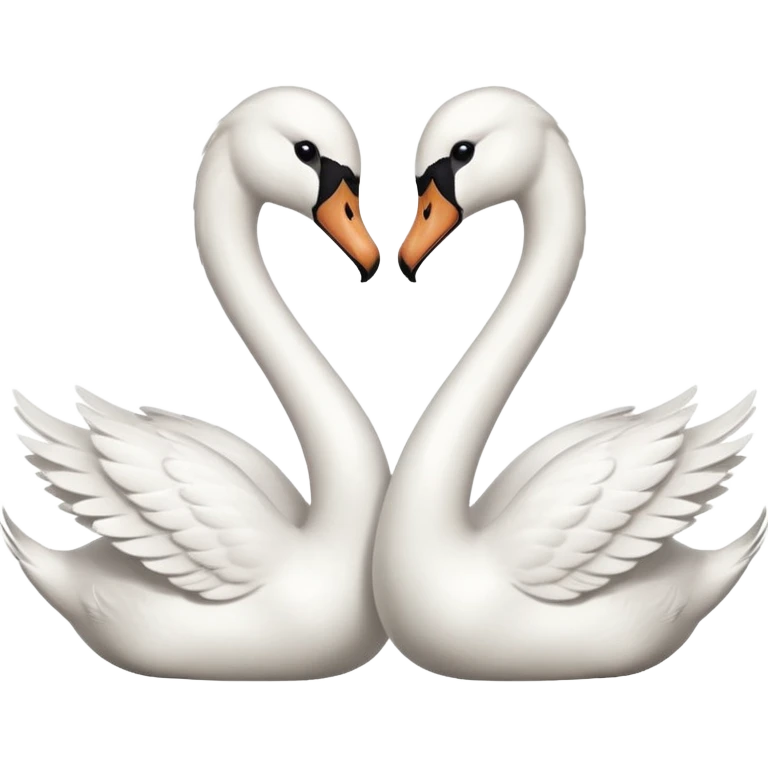 Two love swan  emoji emoji