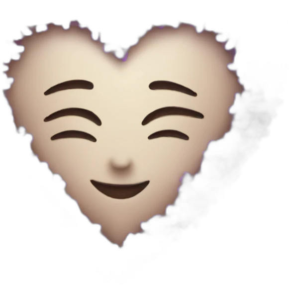lilac heart emoji