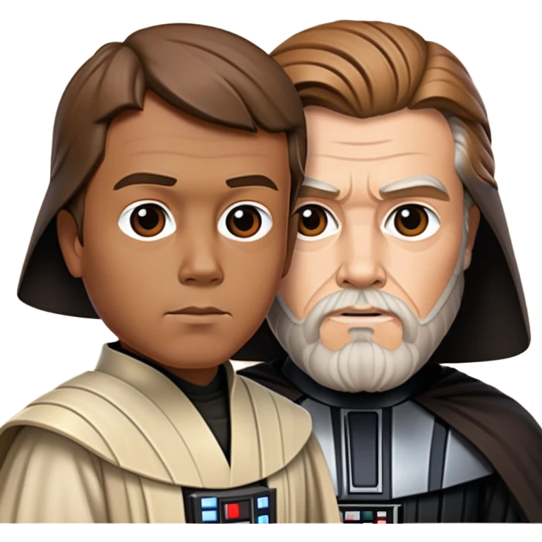 Дарт Вейдер с Оби-Ваном Кеноби  emoji