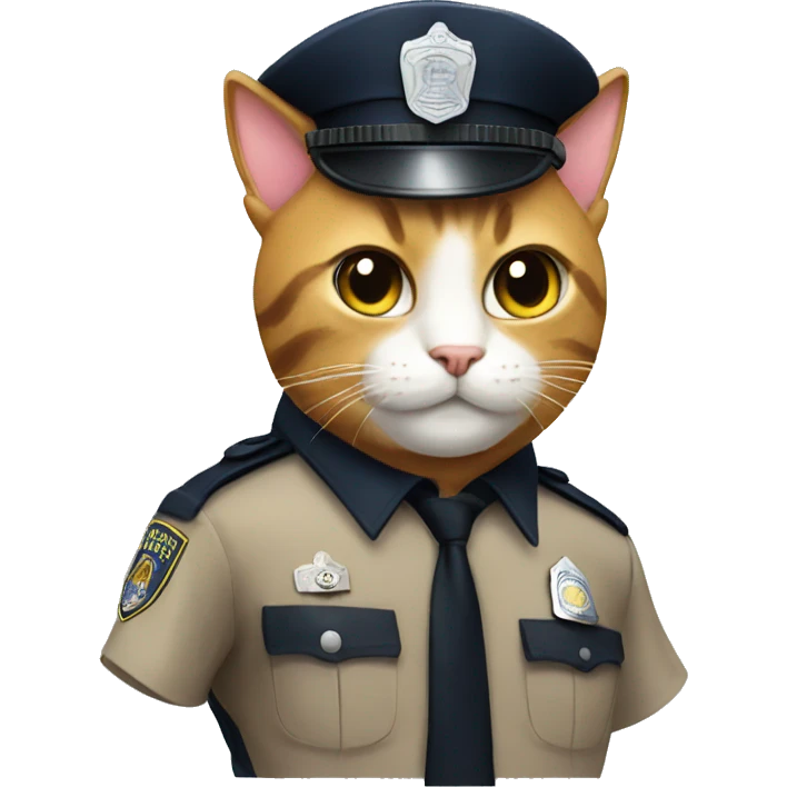 a cat police  emoji