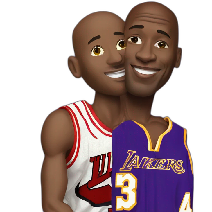 Michael Jordan avec kobe emoji
