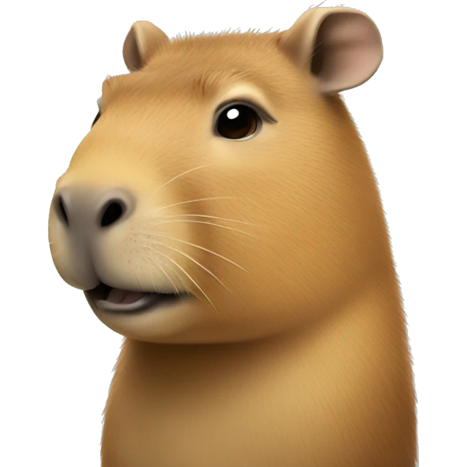 Capybara cool emoji
