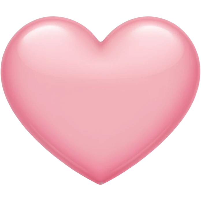 light pink heart emoji