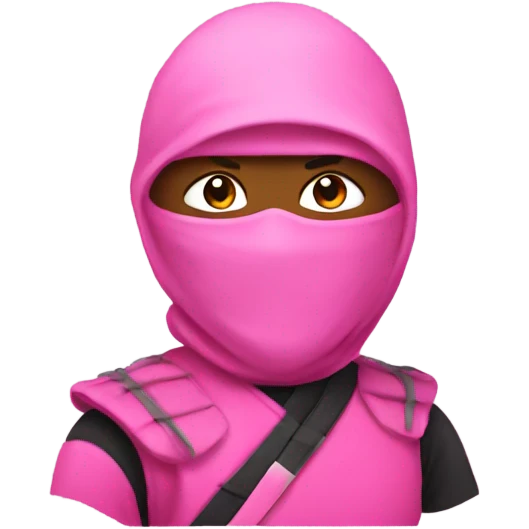 pink ninja  emoji