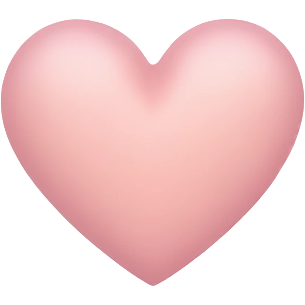 pastel pink heart emoji