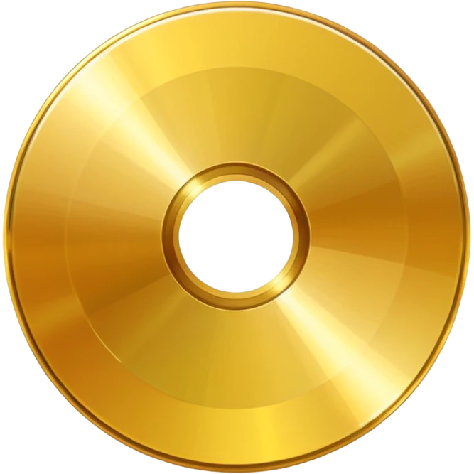 gold CD emoji