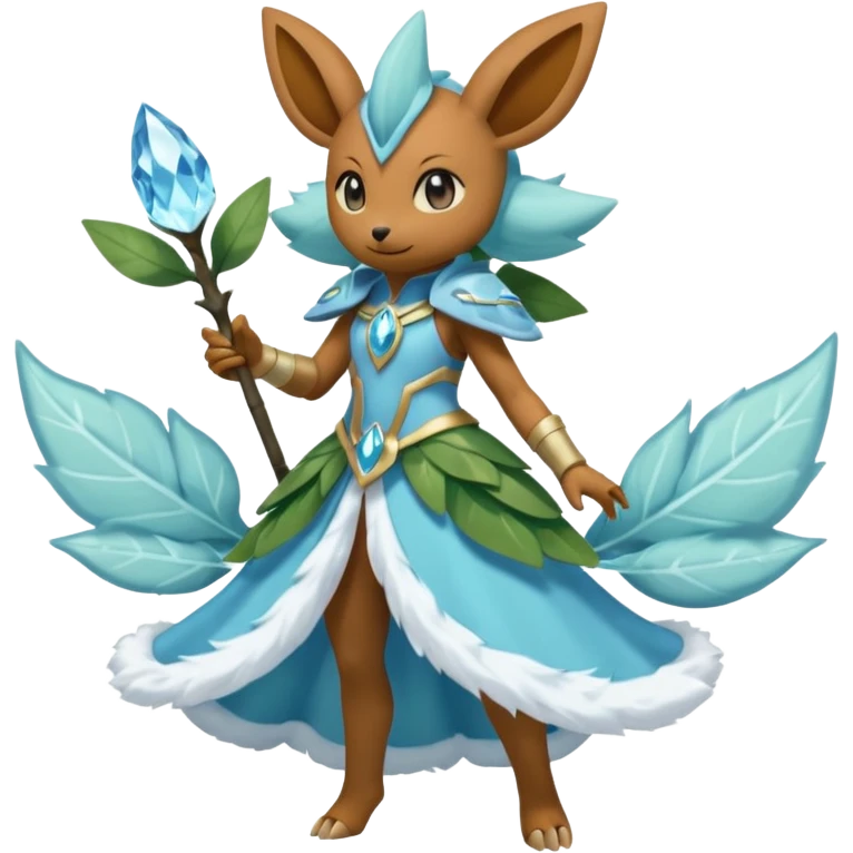 Furry Fey Glacial Genesect-Chespin-goddess emoji
