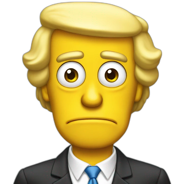 trump as homer simson emoji