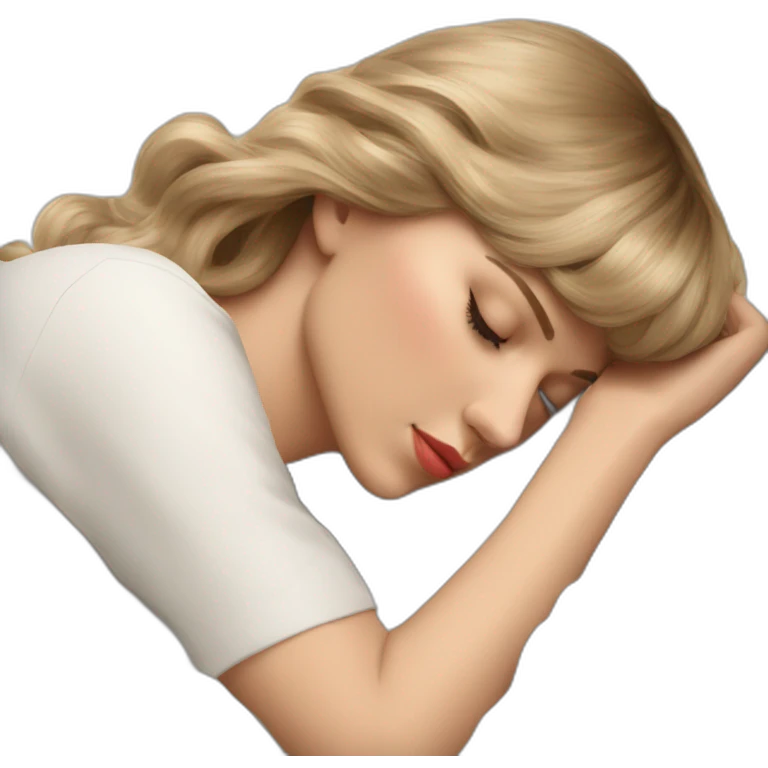 Taylor Swift sleeping emoji