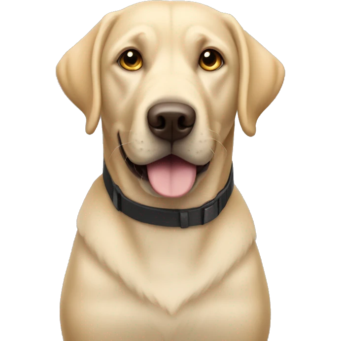 Un Labrador che sbadiglia emoji