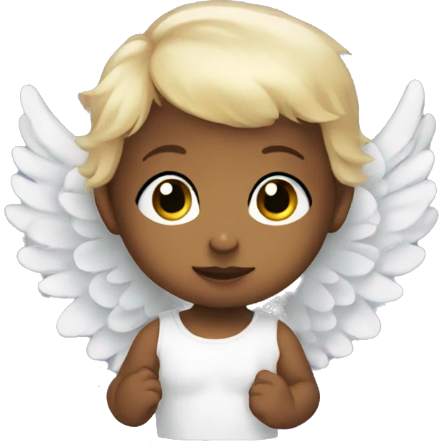 baby with angel wings emoji