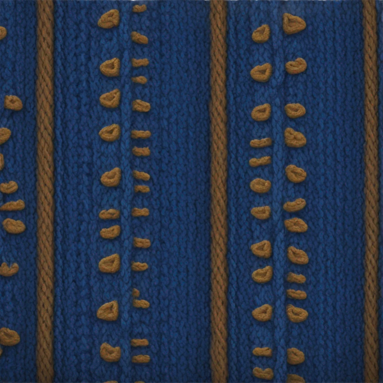 blue knitted Ravenclaw scarf emoji
