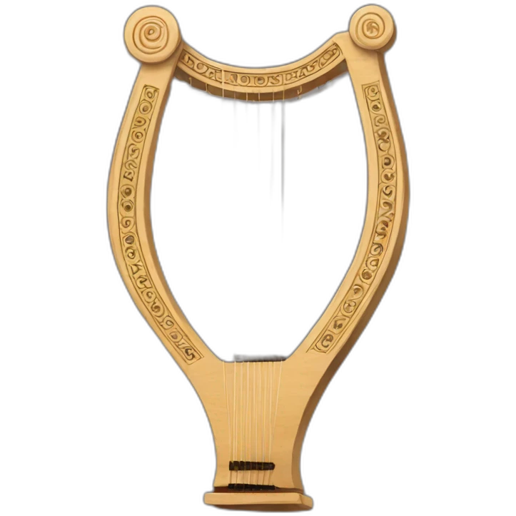 Roman Cithara lyre  emoji
