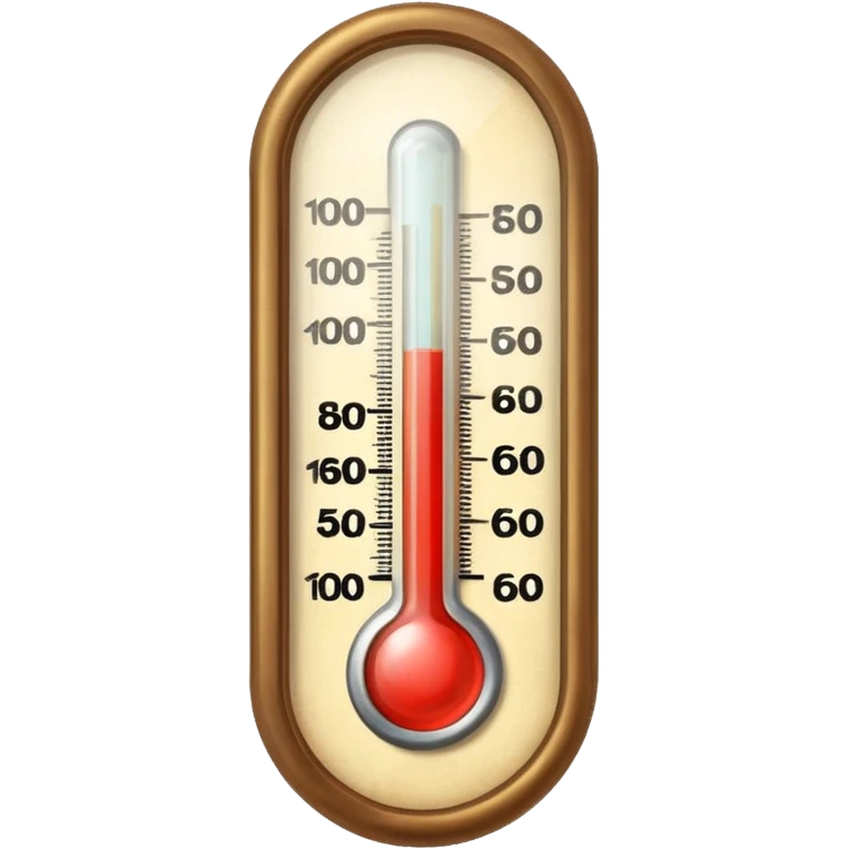 vintage thermometer emoji