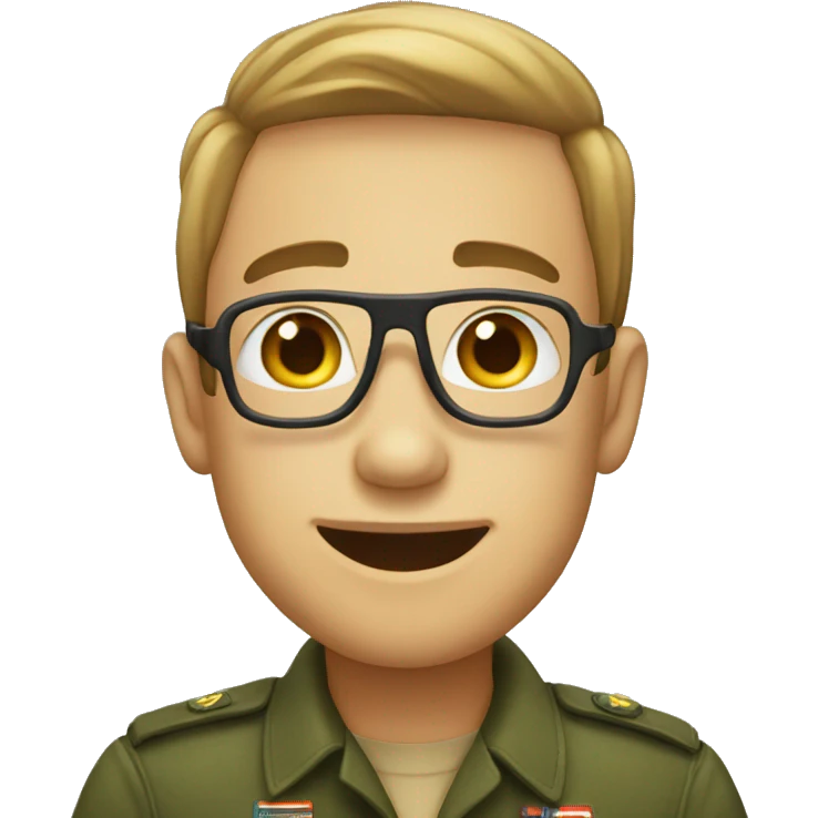 Smiling saluting emoji emoji
