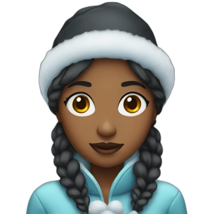 Black Snow Maiden emoji