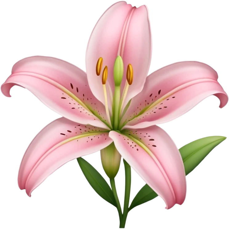 light pink lilium emoji
