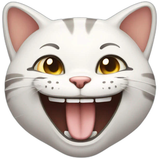 Cat smile emoji