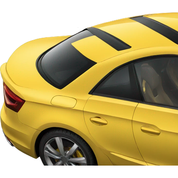 Yellow Audi emoji
